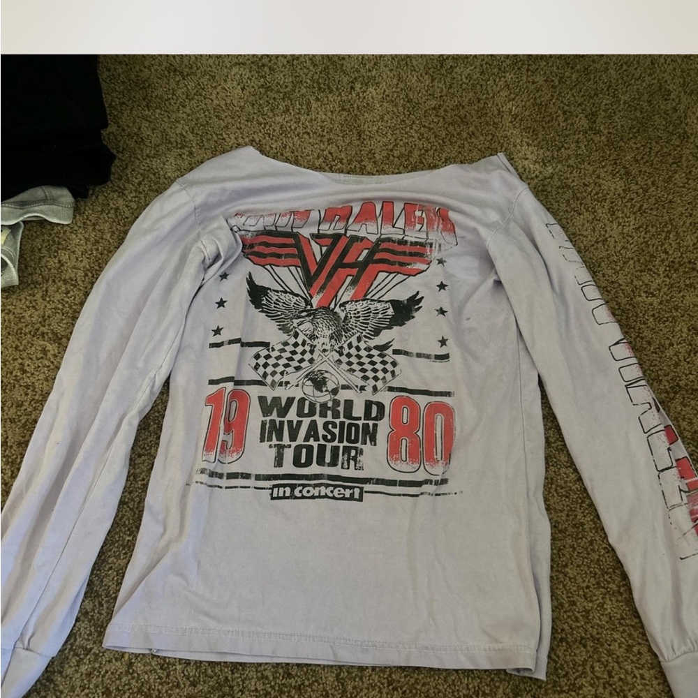 Graphic Long Sleeve Tee - White